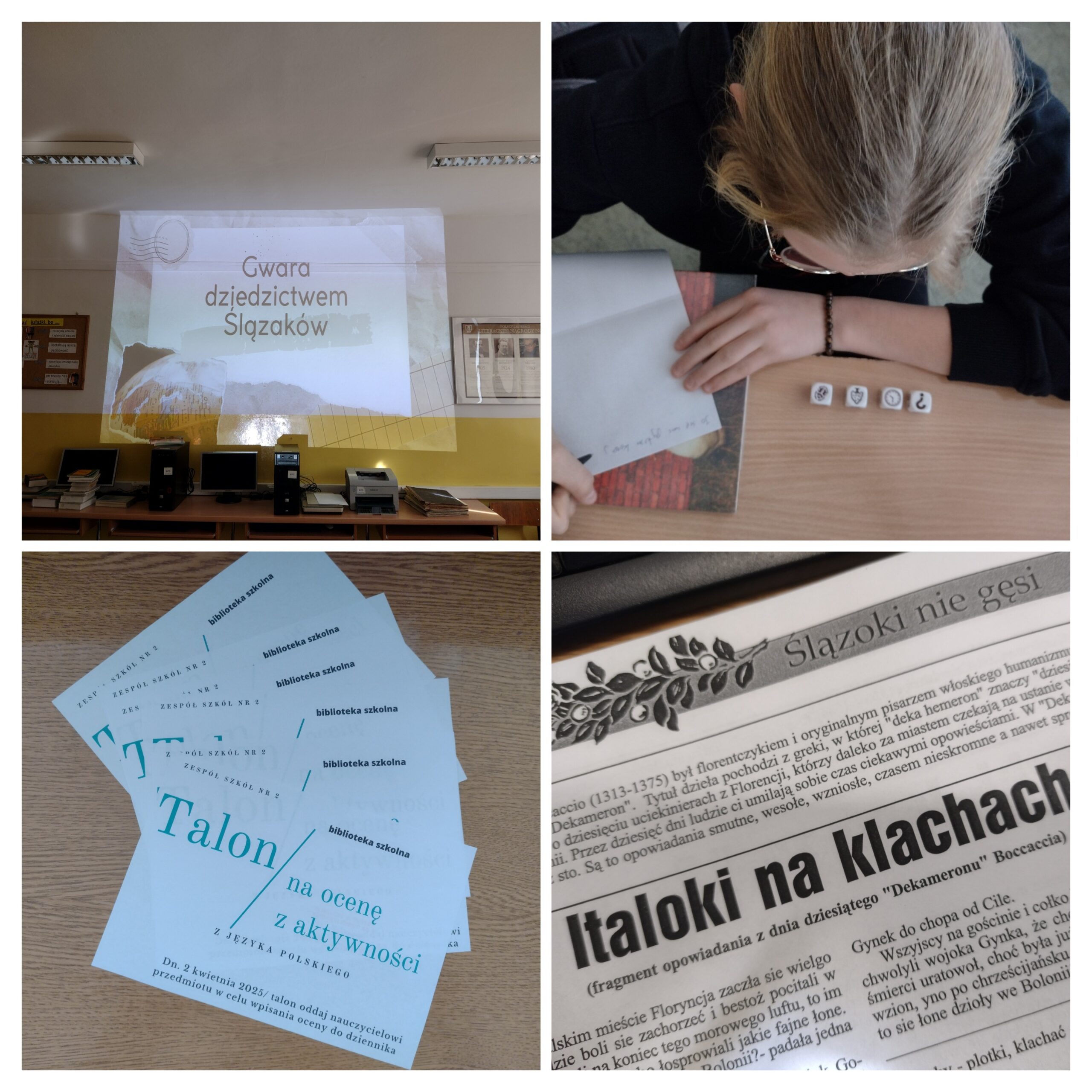 Dni Kultury Śląskiej w bibliotece szkolnej